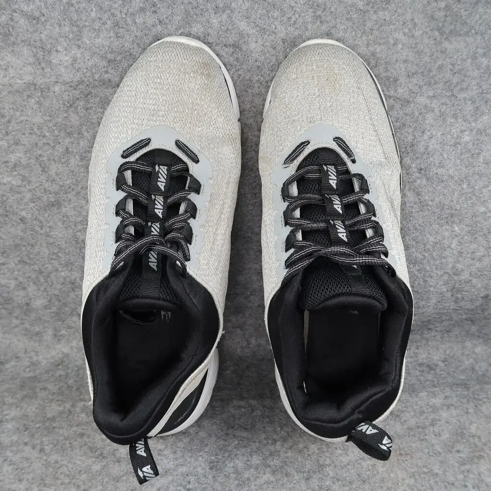 Avia Shoes Mens 9.5 Athletic Trainers Running Sneaker Active Comfort Casual Grey